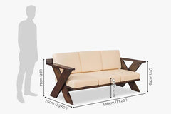Sheesham Wood New Axe Sofa Set