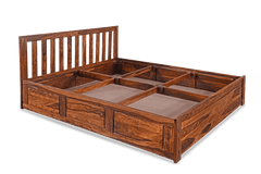 ELM Signature Series | Solid Wood Cube Bed