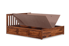 ELM Signature Series | Solid Wood Cube Bed