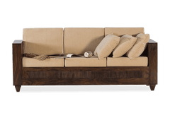 Sheesham Wood Timber line Sofa Set