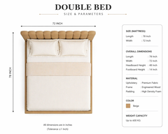 Velora Luxe Upholstered Bed