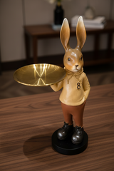 Luxury Rabbit Butler Decorative Serving Tray