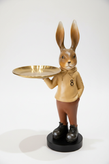 Luxury Rabbit Butler Decorative Serving Tray