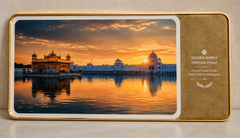 Premium Golden Temple Landscape Framed Wall Art