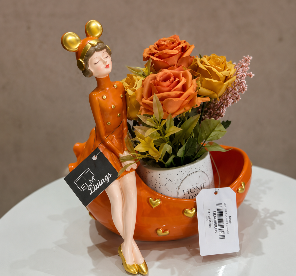 Artistic Lady Decorative Flower Pot Planter