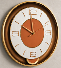 Modern Oval Decorative Wall Clock