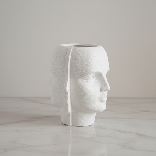 European Classical Face Bust Decorative Sculpture