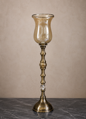 Luxury Gold Crystal Candle Holder