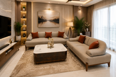 Emerald Majesty Grand Curved Sofa Collection – Premium Contemporary Living Room Seating Set with Solid Wood Base and Luxury Upholstery