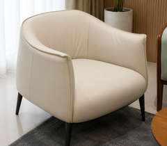Modern Scandinavian Sage Green Fabric Sectional Sofa with Right-Hand Chaise and Designer Accent Chairs