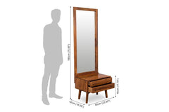 Sheesham Wood The Sienna Loft Dressing Table