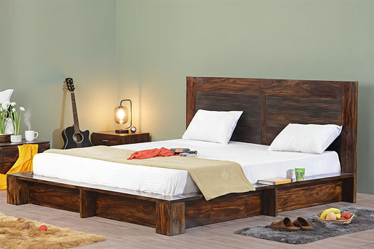 ElM Solid Wood Maharaja Platform Bed