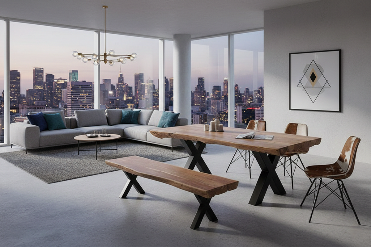 Sheesham wood Indiana design Dining Set
