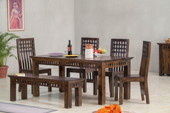 Sheesham wood Kuber Dinnng Sets