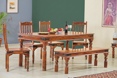 Sheesham wood Royals Of Mewar Dining Set