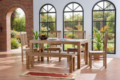 Sheesham Wood Cubex Dining Set