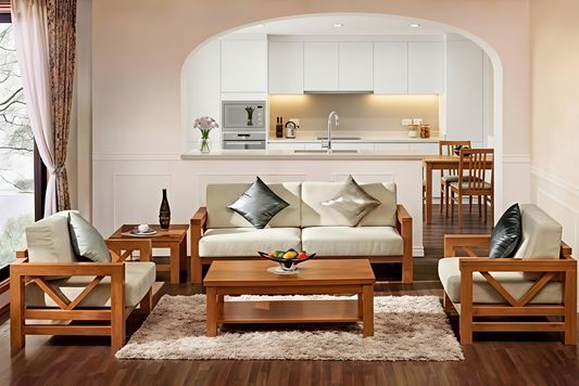 Sheesham Wood The Meridian Sofa Set