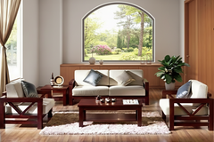 Sheesham Wood The Meridian Sofa Set