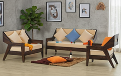 Sheesham Wood The Apex Sofa Set