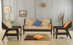 Sheesham Wood The Apex Sofa Set