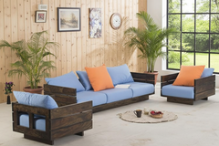 Sheesham Wood Latitude Sofa Set