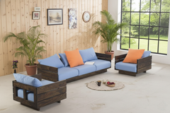Sheesham Wood Latitude Sofa Set