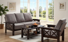 Sheesham wood The Manhattan Loft Sofa Set