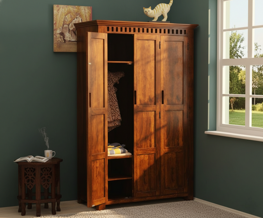 Sheesham Wood The Artisan’s Keep Wardrobe