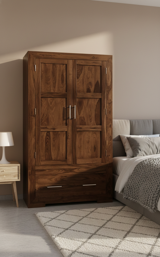 Sheesham Wood The Modulus Suite Wardrobe