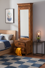 Sheesham Wood Estelle Wall-Mount Dressing table