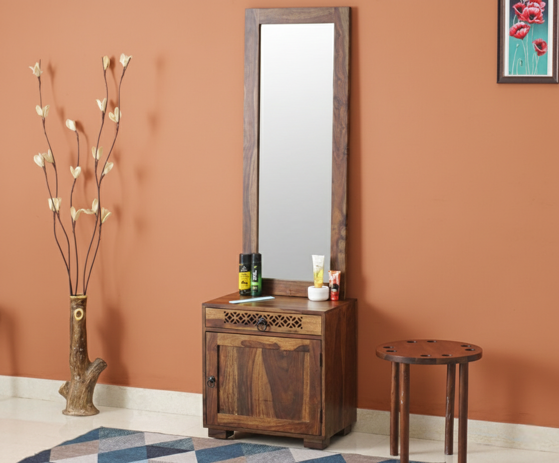 Sheesham Wood The Gallery Groomer Dressing Table