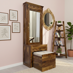 Sheesham Wood The Vista Bureau Dressing Table