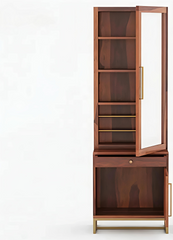 Sheesham Wood Moderne Alcove Dressing Table