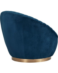 The "Aura" Swivel Accent chair (Royal Blue)