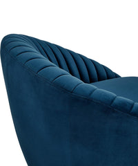 The "Aura" Swivel Accent chair (Royal Blue)
