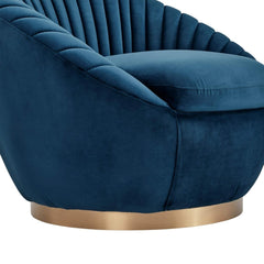 The "Aura" Swivel Accent chair (Royal Blue)