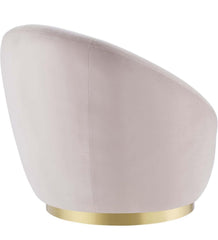The "Aura" Swivel Accent chair (Baby Pink)