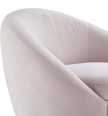 The "Aura" Swivel Accent chair (Baby Pink)