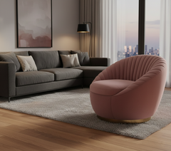 The "Aura" Swivel Accent chair (Ashrose)