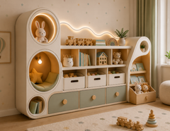 Luxury Cloud Curve Kids Toy Storage Unit