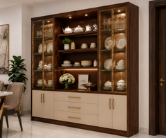 Modern Luxury Crockery Unit