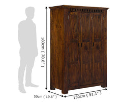 Sheesham Wood The Artisan’s Keep Wardrobe