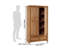 Sheesham Wood The Sandstone Wardrobe