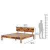 ELM Sheesham Wood The Alpine Retreat Bed