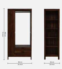 Sheesham wood The Gallery Wardrobe