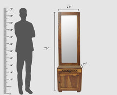 Sheesham Wood The Gallery Groomer Dressing Table