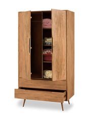Sheesham Wood The Heritage Oak Wardrobe