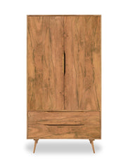 Sheesham Wood The Heritage Oak Wardrobe