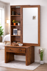 Sheesham Wood Imperial Mirror Console Dressing Table