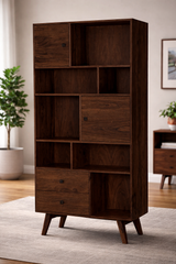 Solid Wood The Crafted Horizon BookShelves